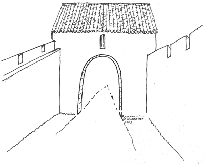 Drittes Eingangstor